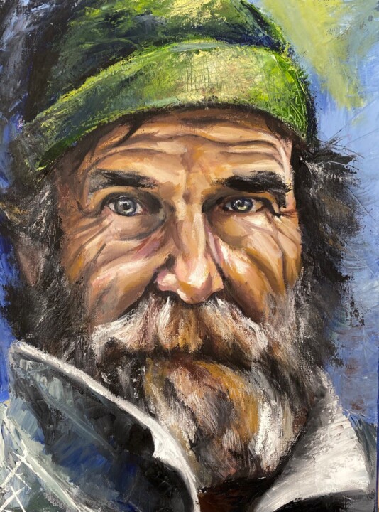 Lighthouse worker 绘画, 15.8x11.8 in