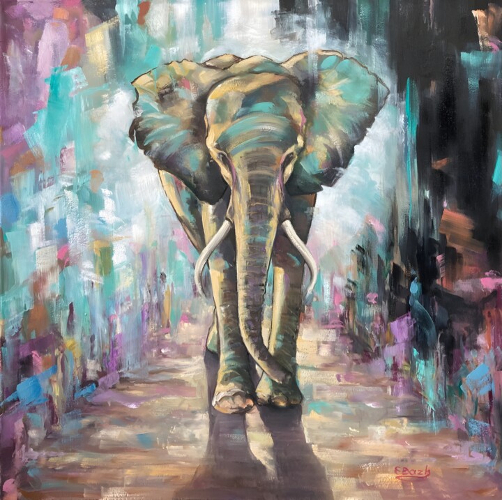 Majestic Guardian 绘画, 24x24 in