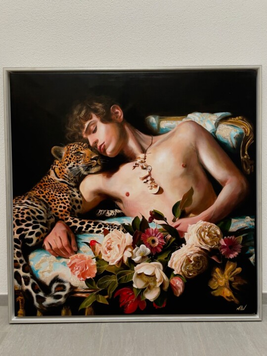 Œuvre présentée encadrée