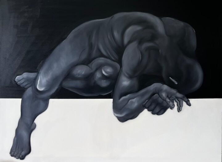 Last Night 绘画, 38.2x51.2 in