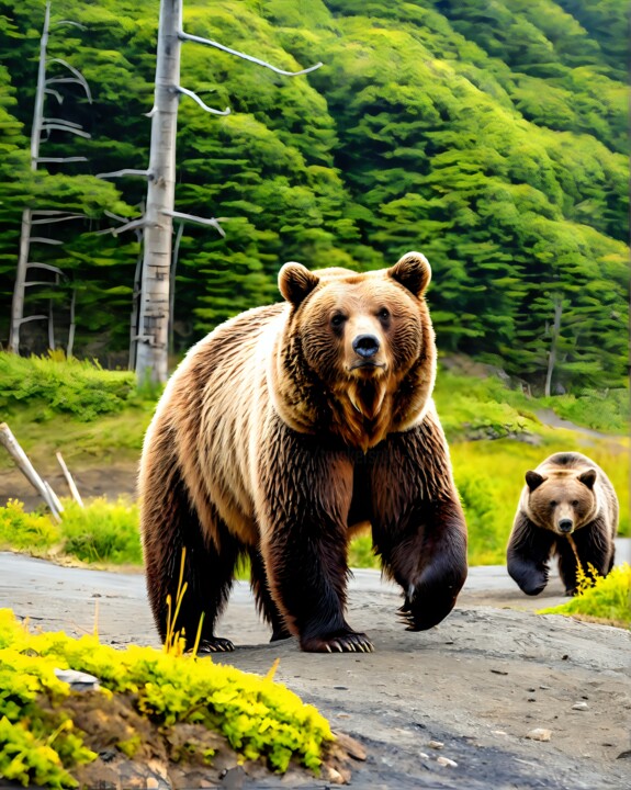 Hokkaido N.P. Wildlife 1 数字艺术