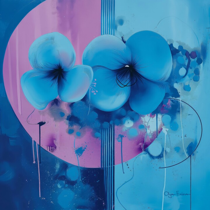Arts numériques intitulée "Garden of dreams" par Olya Enina, Œuvre d'art originale, Peinture numérique