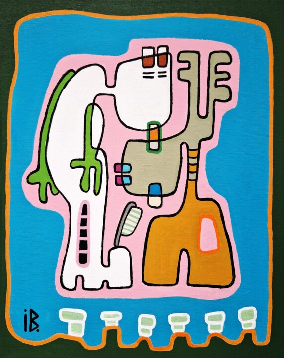 Exploring new tools 绘画, 19.7x15.8 in