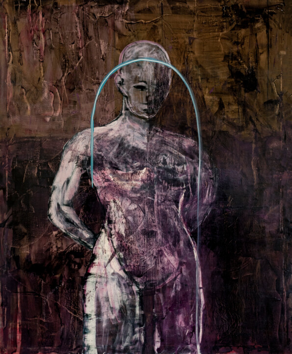 " my own limits " 绘画, 55x45 in