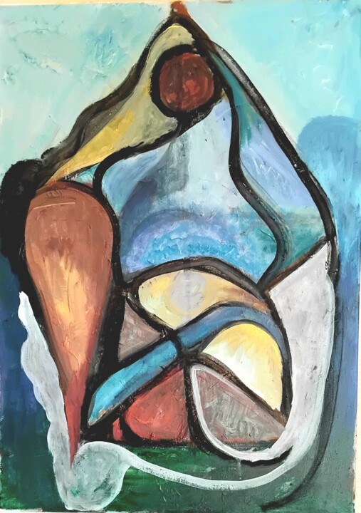 Pentagoniza 绘画, 27.6x19.7 in