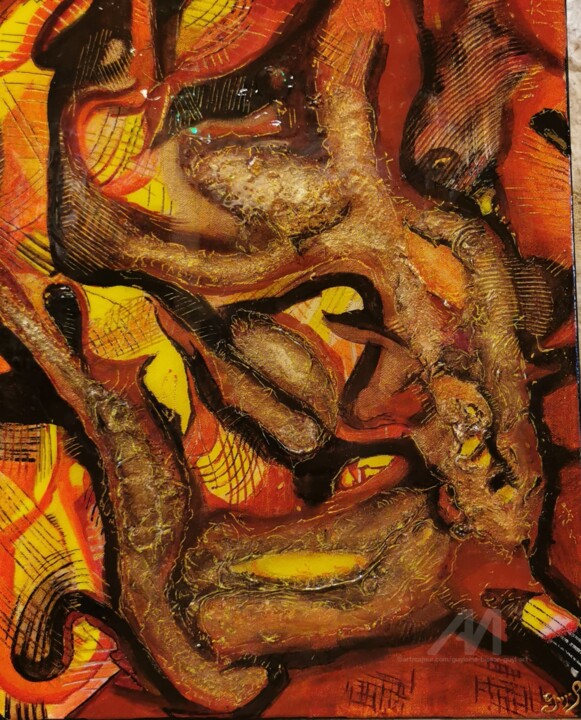 绘画,  17.7x13.8 in 