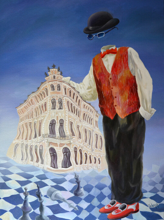 Lost game 绘画, 39.8x29.9 in