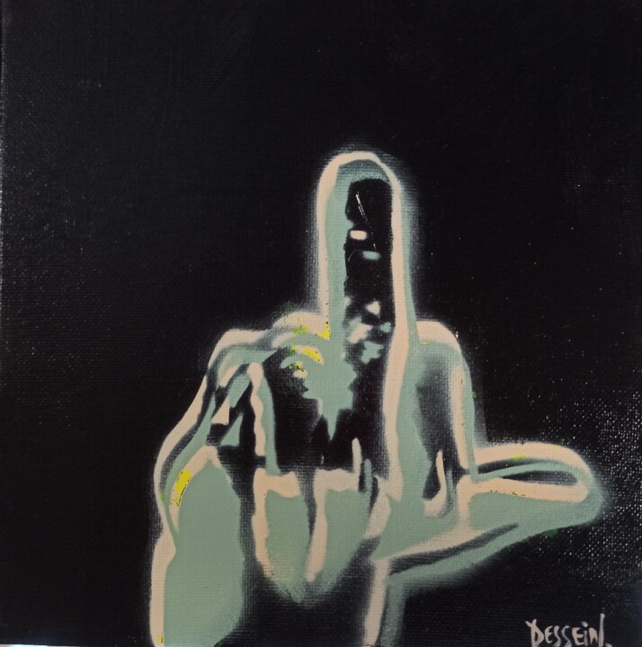 绘画,  7.9x7.9 in 