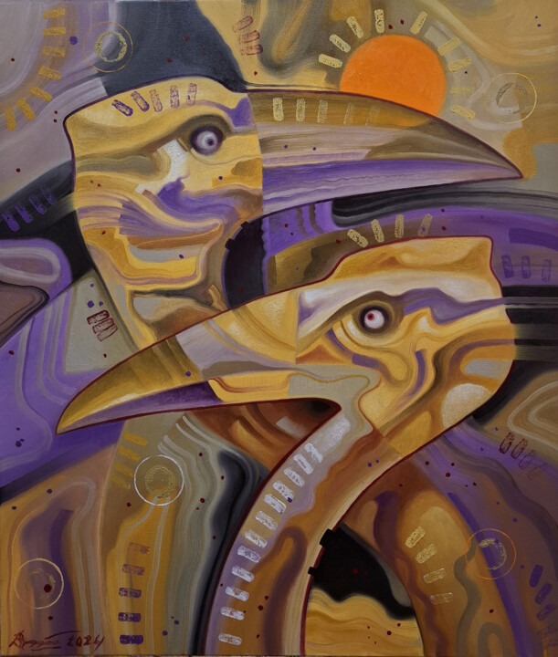Schilderij,  27,6x23,6 in 