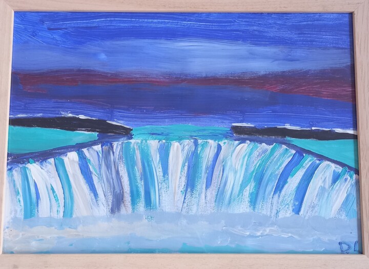 NIAGARA 绘画, 11.7x16.5 in