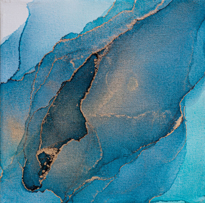 Undercurrent 绘画, 7.9x7.9 in