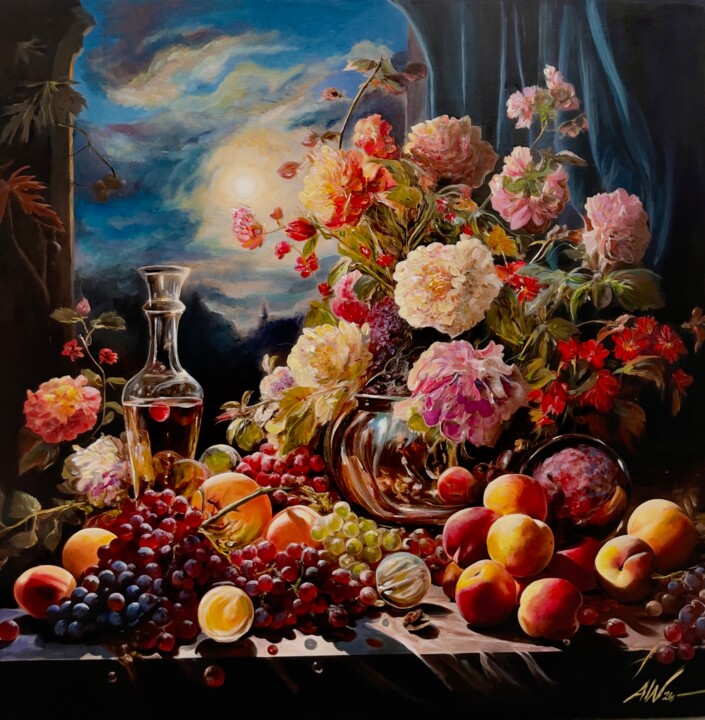 Heaven 绘画, 23.6x23.6 in