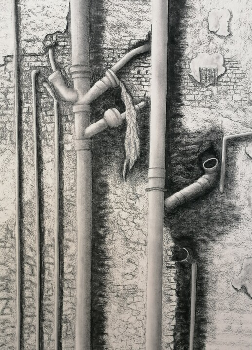 Drawing,  23.6x15.8 in 