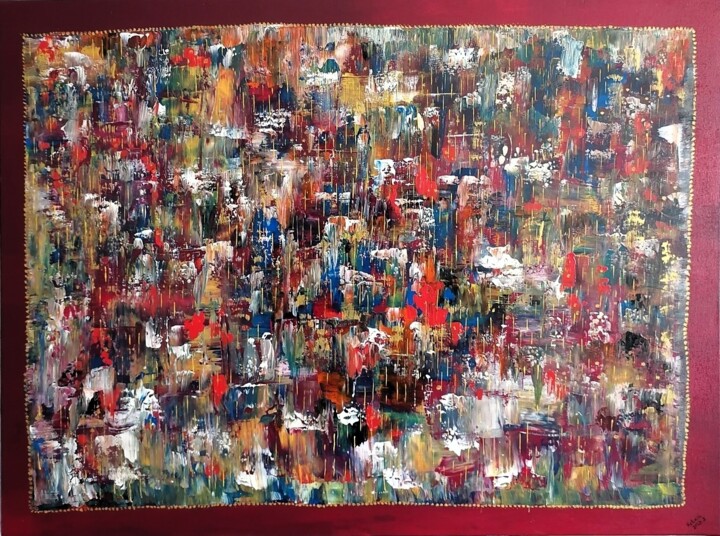 Gambol Schilderij, 35,4x47,2 in
