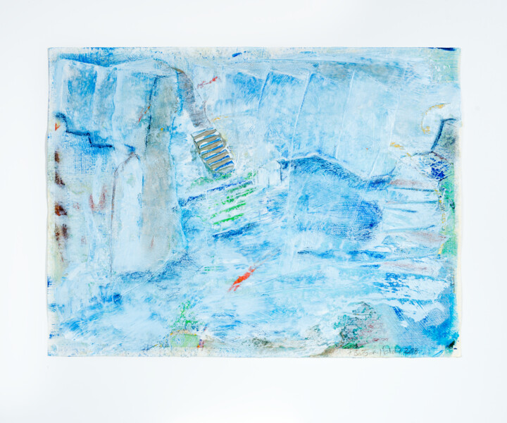 MARE Scendere 绘画, 14.2x18.9 in