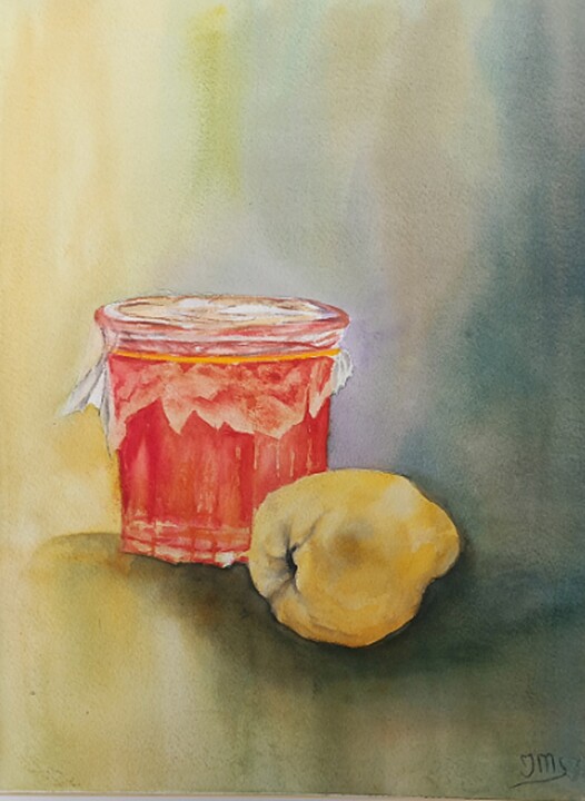 Confirure de coing 绘画, 15.8x11.8 in