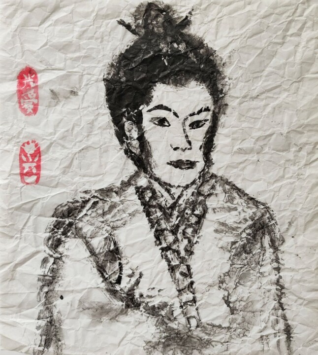 Asian Prince 图画, 13.8x11.8 in