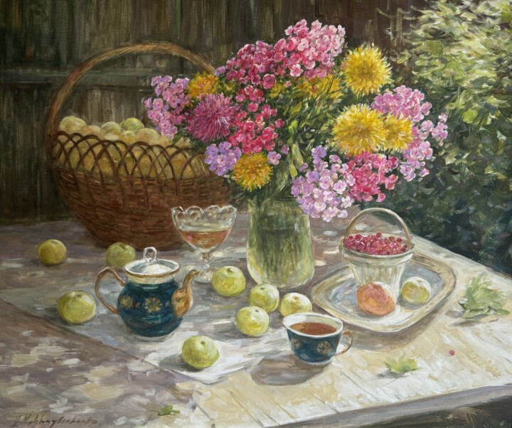 Morning froxes 绘画, 29.5x35.4 in