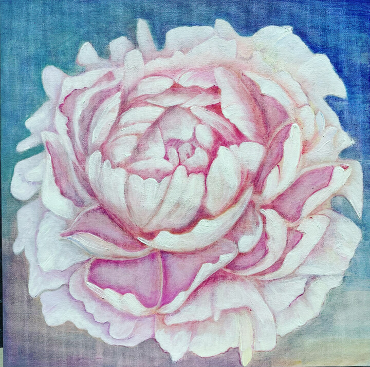 "peony" başlıklı Tablo Natalia Smirnova tarafından, Orijinal sanat, Akrilik