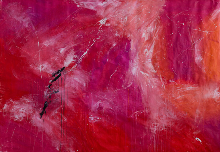 Red storm 绘画, 55.1x78.7 in