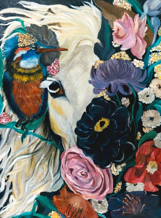 绘画 标题为“Wildness” 由Ajwa Umer, 原创艺术品, 油
