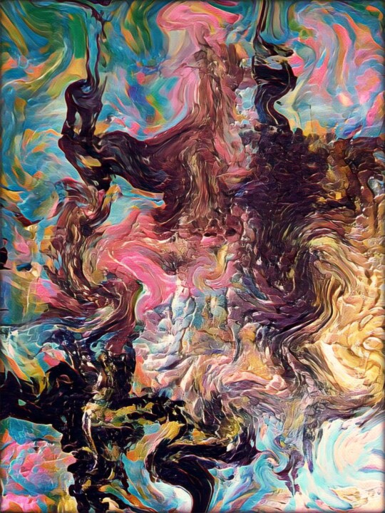 Photographie intitulée "Simple "bois Sacré"…" par Jean Philippe Desmoulins, Œuvre d'art originale, Acrylique