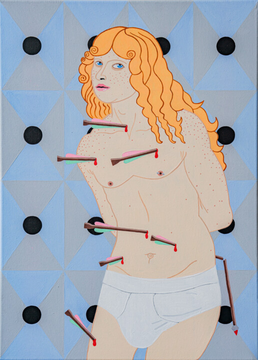 Sebastian 绘画, 27.6x19.7 in