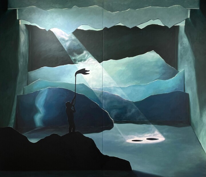 El Llamado Schilderij, 78,7x94,5 in