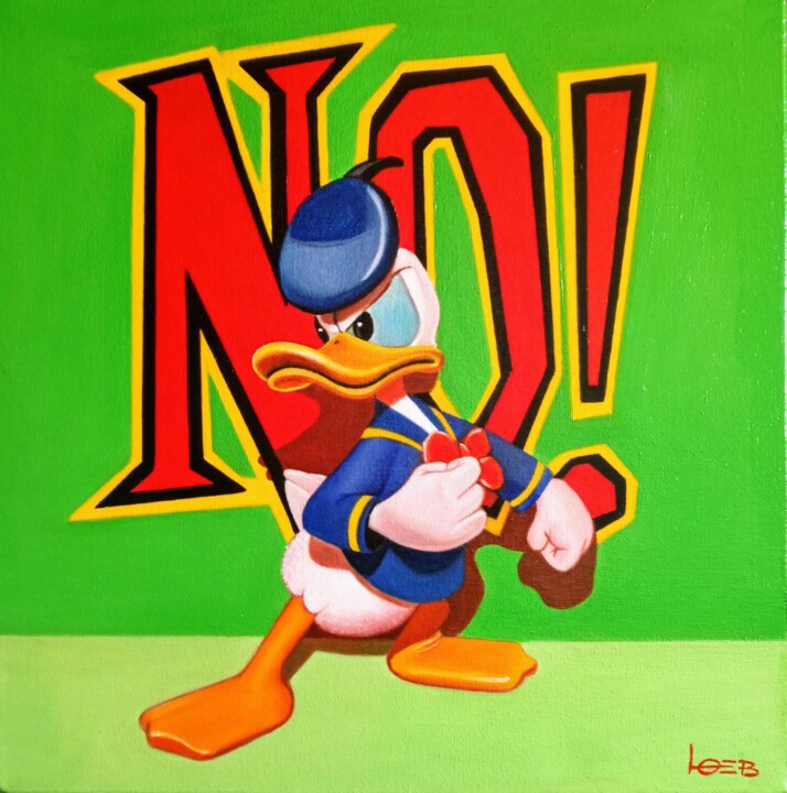 No - the new yes 绘画, 11.4x11.4 in