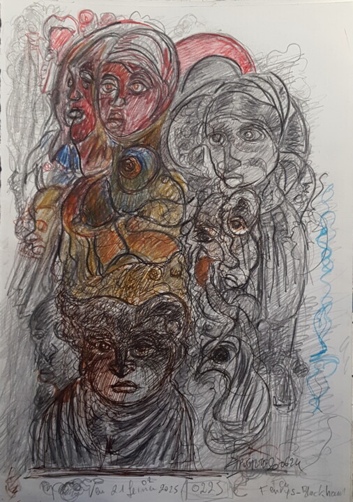 " sans titre..." Resim, 11,8x8,3 in