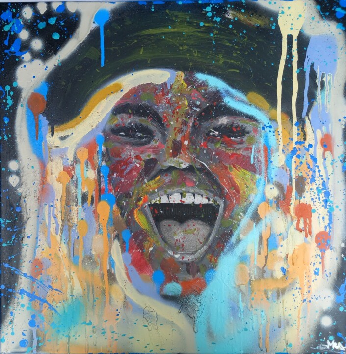 绘画,  19.7x19.7 in 