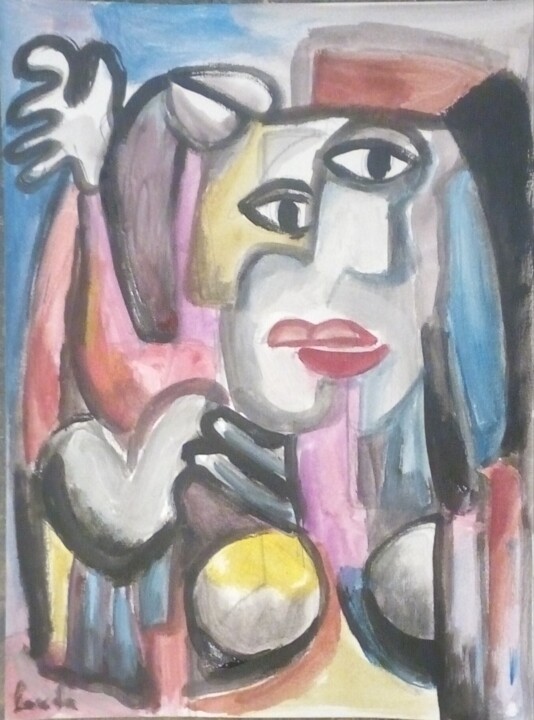 P'ticasso 绘画, 12.6x9.5 in