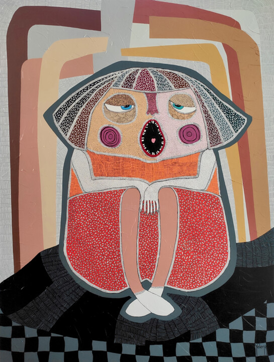 Solo 绘画, 47.6x35.8 in