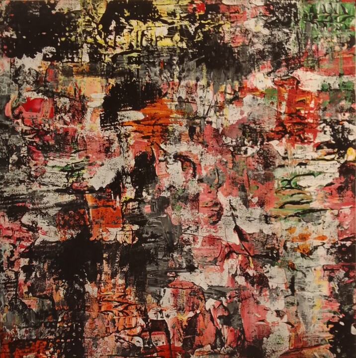Peinture intitulée "Patchwork" par George Von Klitzing, Œuvre d'art originale, Acrylique Monté sur Châssis en bois