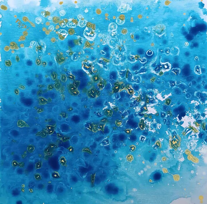 Malarstwo zatytułowany „Mystical underwater…” autorstwa Diana Dimova - Traxi, Oryginalna praca, Akryl
