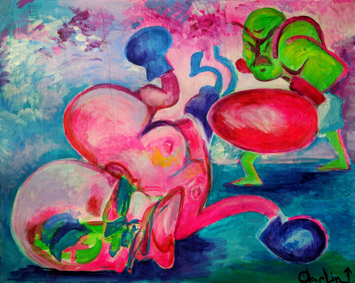Anger Managment 绘画, 24x30 in