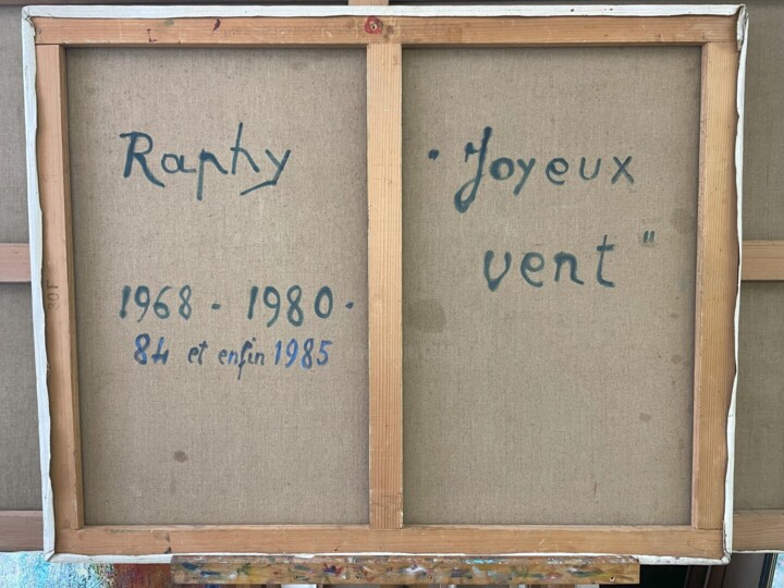 Arrière de l'œuvre