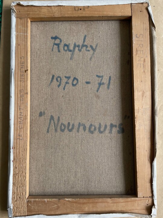 Arrière de l'œuvre