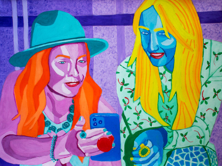 Alex and Cameryn No. 6 绘画, 30x40 in