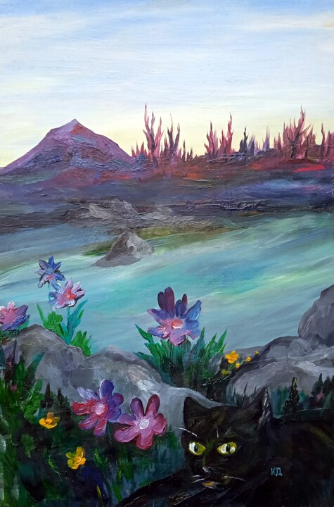 МИЧУХА 绘画, 18.9x12.6 in