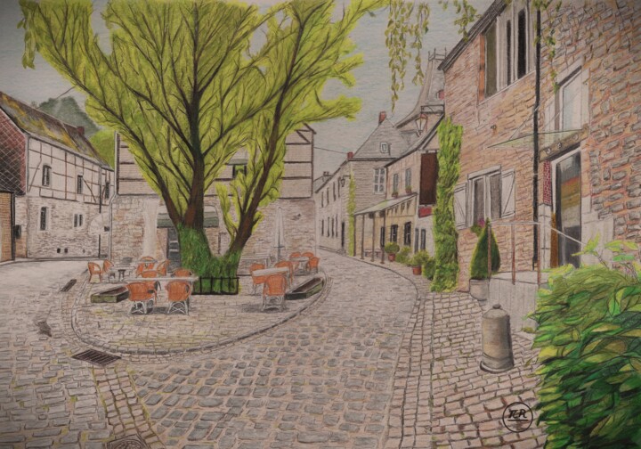 Au coeur de Durbuy 图画, 11x15.8 in