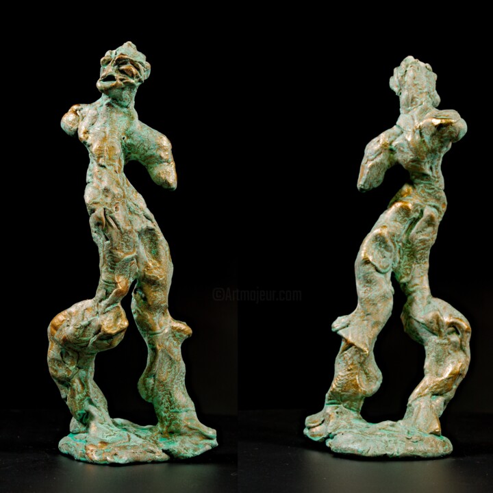 Wieland der Schmied 雕塑, 8.7x3.9 in