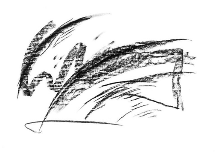 Turbulent Disegno, 11,8x16,5 in