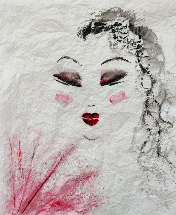 Asian beauty 图画, 15.8x11.8 in