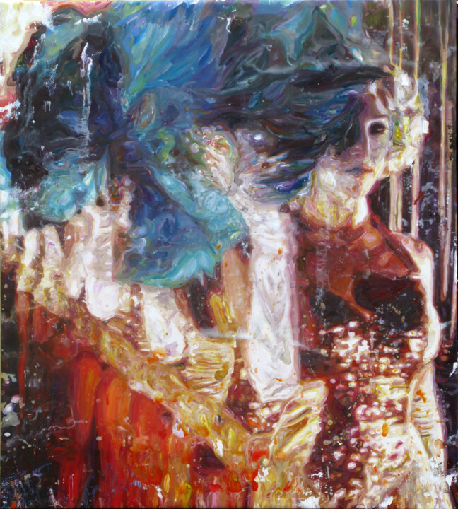 Danseuses de revues 绘画, 78.7x70.9 in