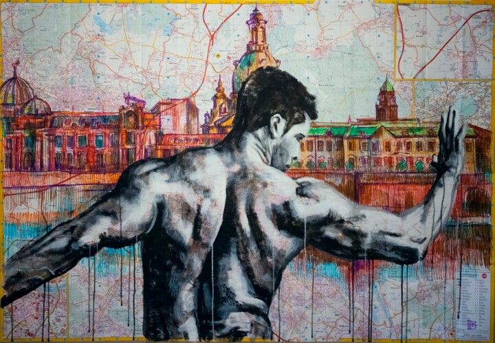 Dresden 绘画, 37.8x55.1 in