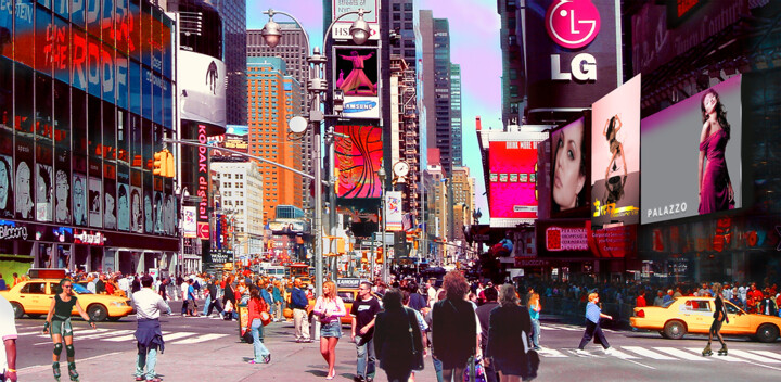 Timessquare old 数字艺术