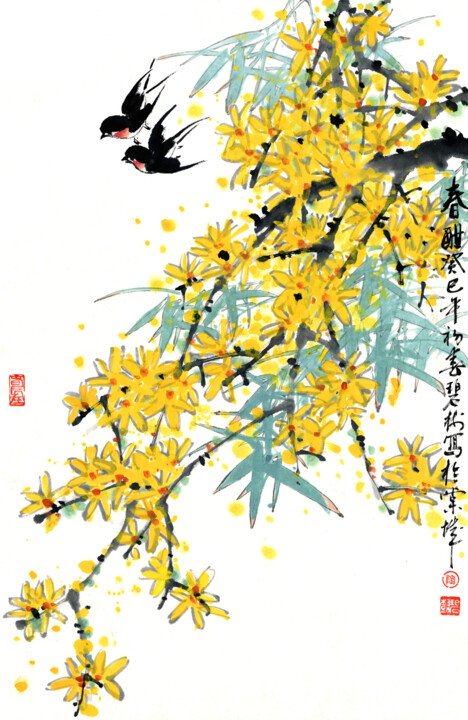 绘画,  27.5x18 in 