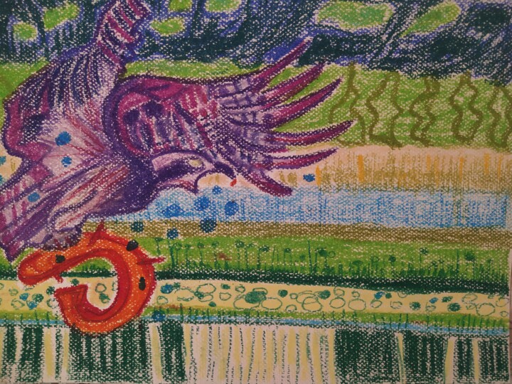绘画,  7.9x11.8 in 