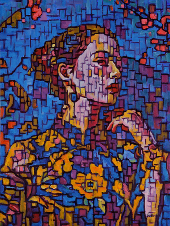Beautiful Soul - II 绘画, 31.5x23.6 in
